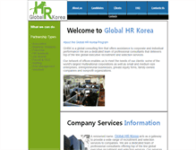 Tablet Screenshot of globalhrkorea.net